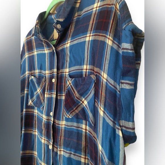RAILS Brit Royal/Santorini Short Sleeve Plaid Shirt - Picture 2 of 9